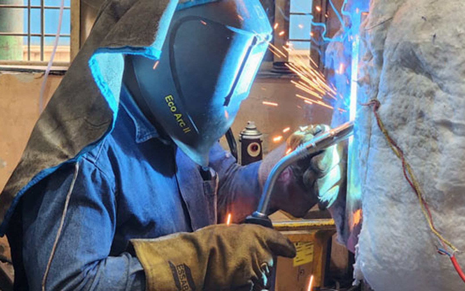 Modern industrial manufacturing machinery